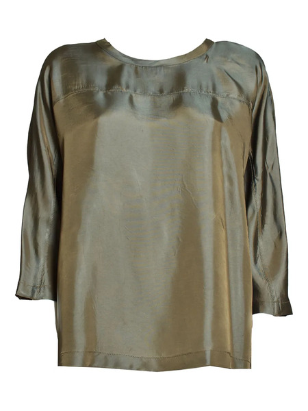  Aspesi Blusa Con Acabado Satinado - Verde 