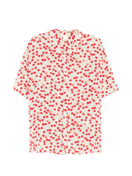  Aspesi Blusa Con Cerezas Estampadas - Neutro 