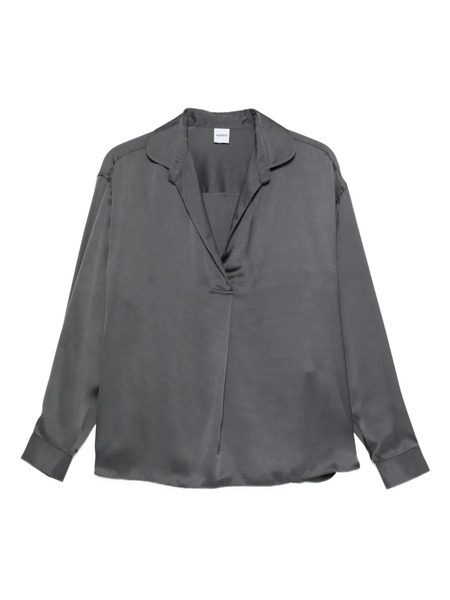  Aspesi Blusa De Satén - Gris 