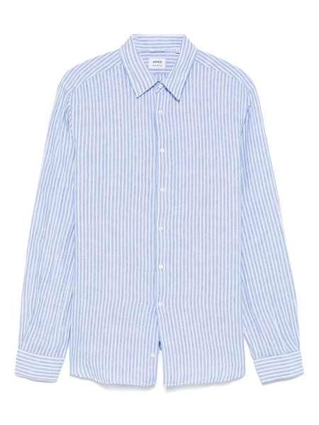  Aspesi Camisa A Rayas - Azul 