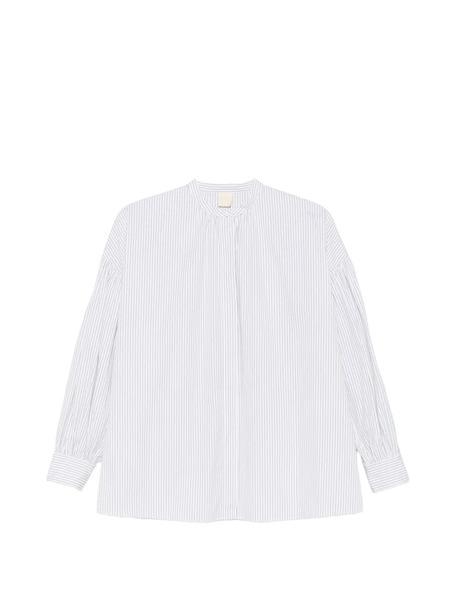 Aspesi Camisa A Rayas Con Botones - Blanco 