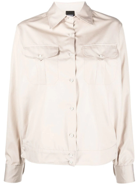  Aspesi Camisa Con Bolsillo Con Solapa - Neutro 