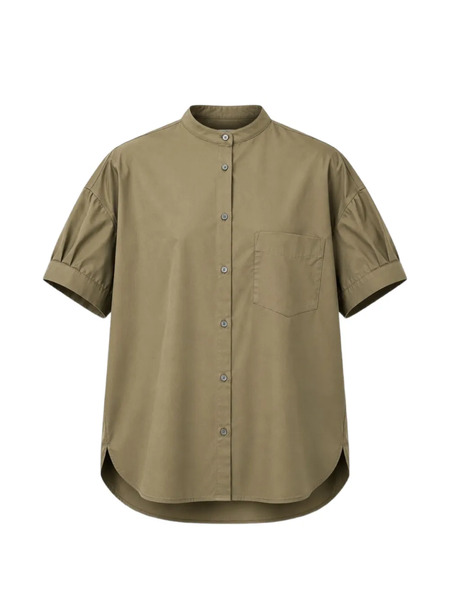  Aspesi Camisa Con Cuello Mao - Verde 