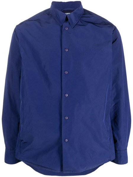  Aspesi Camisa Con Cuello Recto - Azul 