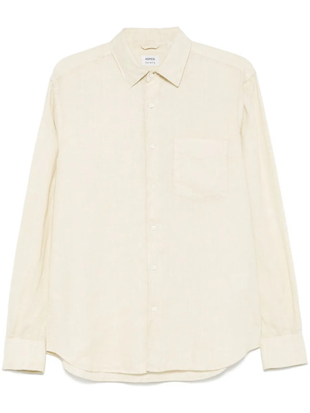  Aspesi Camisa De Lino - Neutro 