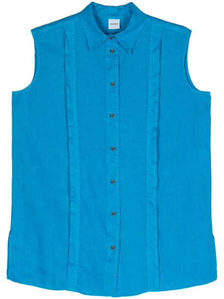 Aspesi Camisa Sin Mangas - Azul 