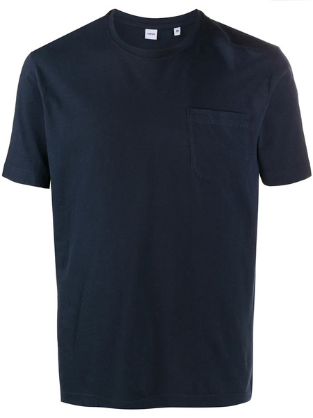 Aspesi Camiseta Con Bolsillo - Azul 