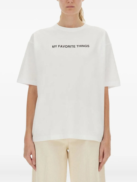  Aspesi Camiseta Con Cuello Redondo - Blanco 