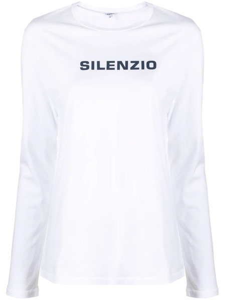  Aspesi Camiseta Silenzio - Blanco 