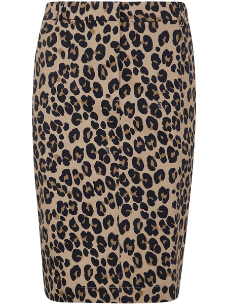  Aspesi Falda Con Estampado De Leopardo - Neutro 