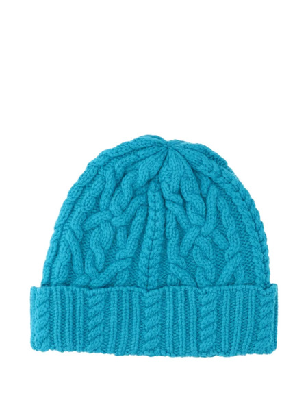  Aspesi Gorro De Punto De Ochos - Azul 