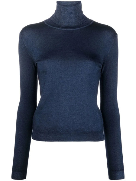  Aspesi Jersey Con Cuello Vuelto - Azul 