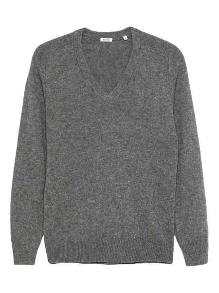  Aspesi Jersey De Punto Fino - Gris 