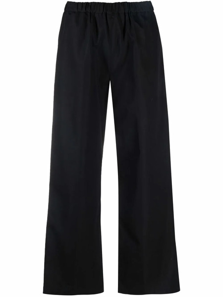  Aspesi Pantalones Anchos De Popelina - Negro 