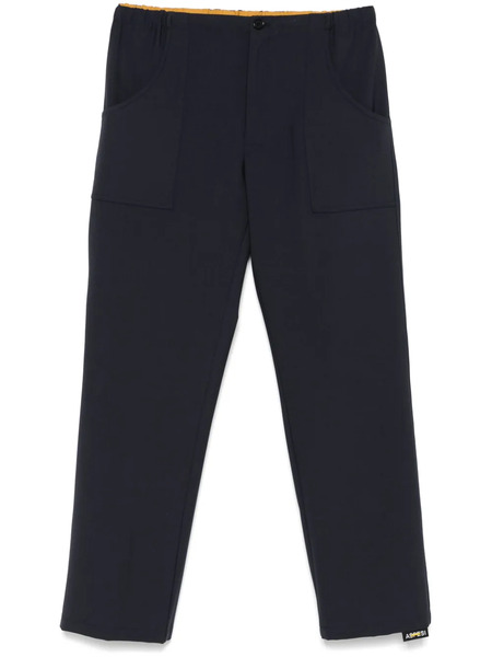  Aspesi Pantalones Rectos - Azul 