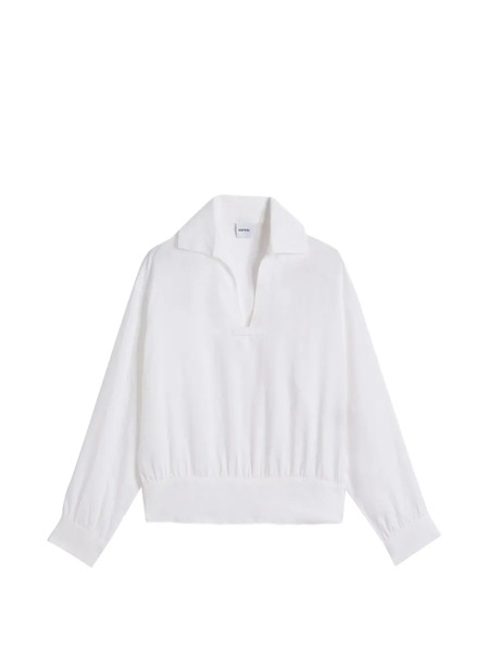  Aspesi Polo Con Cuello En V - Blanco 