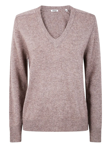  Aspesi Top Con Cuello En V - Neutro 