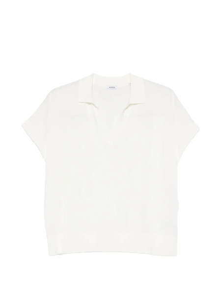  Aspesi Top Con Cuello En V - Neutro 