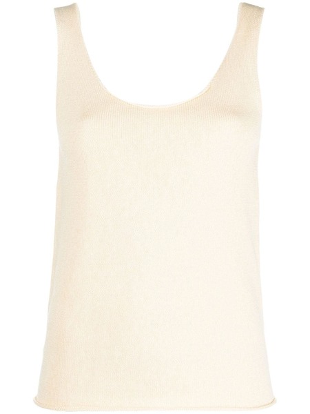  Aspesi Top Con Cuello Redondo - Neutro 