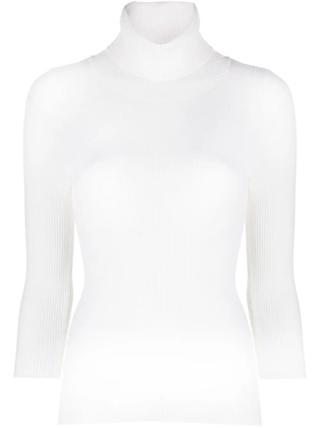  Aspesi Top Con Cuello Vuelto - Blanco 