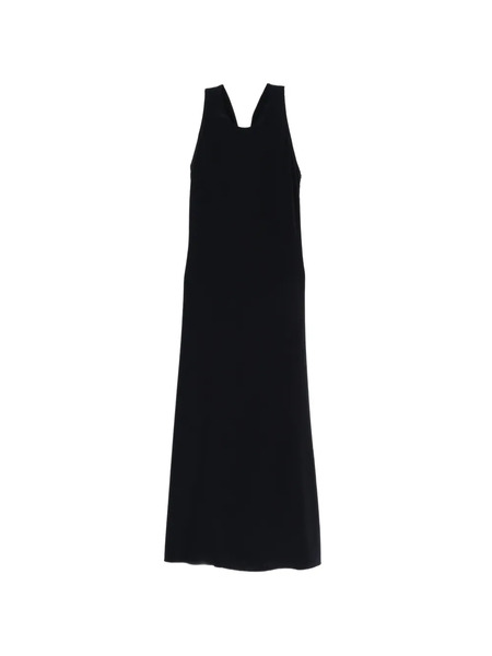  Aspesi Vestido Largo Con Cuello Halter - Azul 