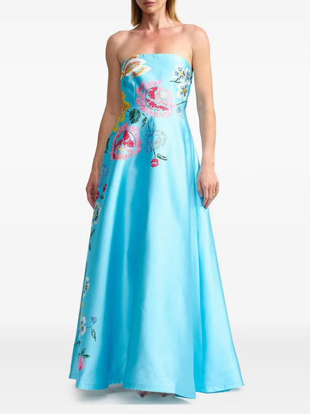  Aston Studio Vestido Largo Audrey - Azul 