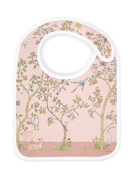  Atelier Choux Babero Con Estampado Floral - Rosa 