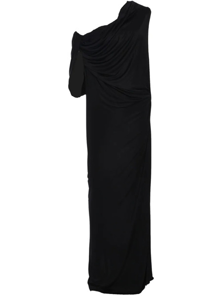  Atlein Vestido De Fiesta Drapeado - Negro 