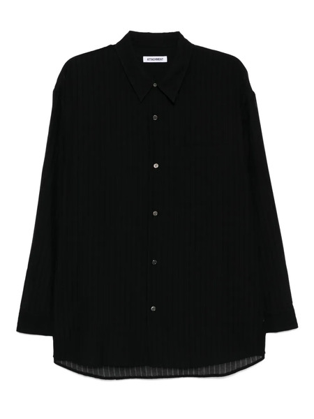  Attachment Camisa A Rayas - Negro 