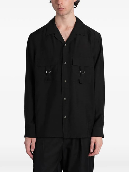 Attachment Camisa Con Bolsillo De Solapa - Negro 