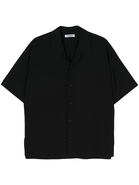  Attachment Camisa Con Solapa De Muesca - Negro 