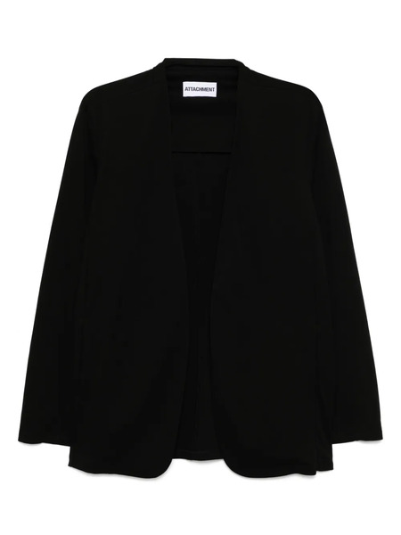  Attachment Chaqueta De Algodón Sin Cuello - Negro 