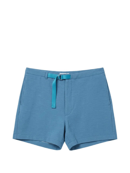  Auralee Belted D-ring-buckle Shorts - Azul 