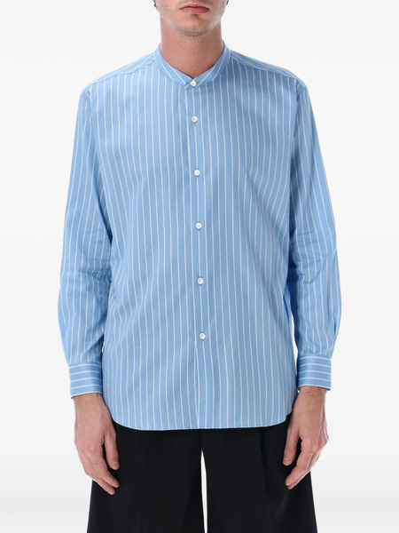 Auralee Camisa A Rayas - Azul 