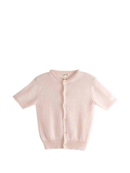  Auralee Cárdigan Con Botones - Rosa 