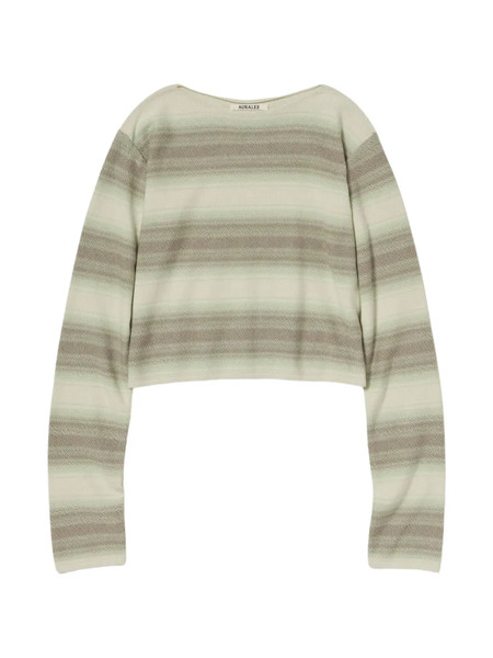  Auralee Jersey A Rayas - Neutro 