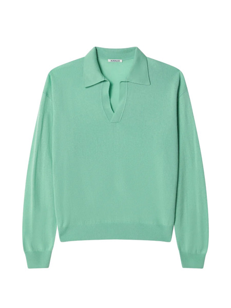  Auralee Jersey De Punto - Verde 
