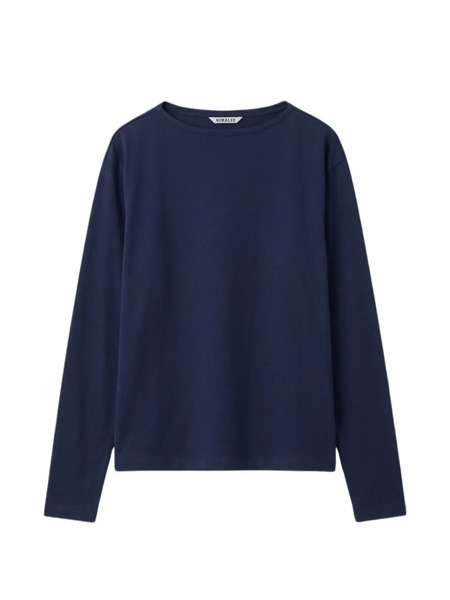  Auralee Long-sleeve Crew-neck Sweater - Azul 