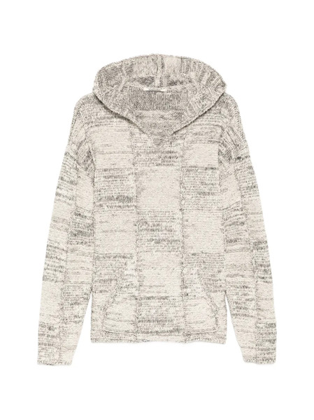  Auralee Sudadera Con Capucha Y Diseño Patchwork - Neutro 