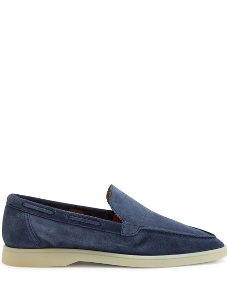  Aurélien Mocasines Yatch Con Borde Festoneado - Azul 
