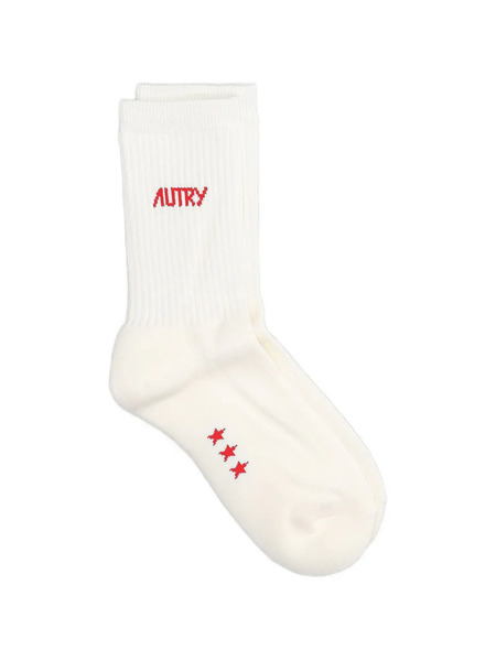  Autry Calcetines Con Logo - Blanco 