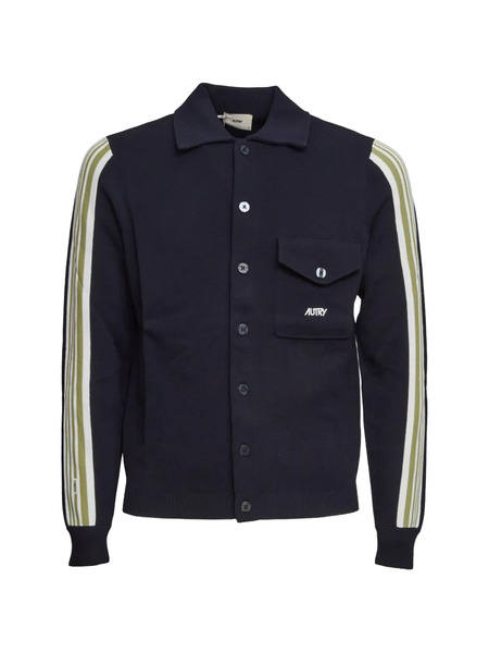  Autry Chaqueta Con Logo - Azul 