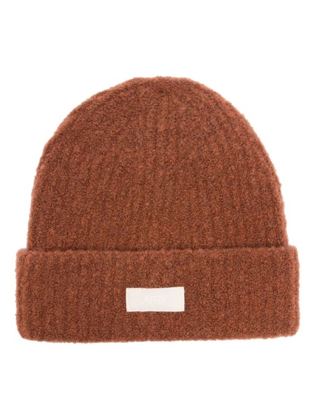 Autry Gorro Con Parche Del Logo - Marrón 
