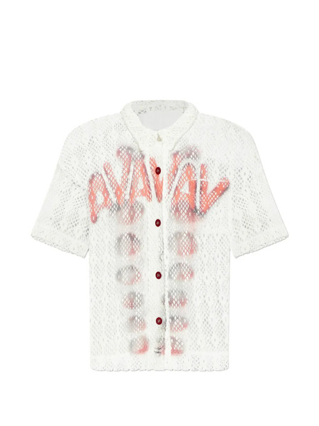  Avavav Camisa Con Botones De Malla - Neutro 