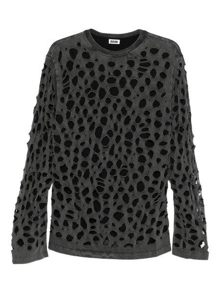  Avavav Sudadera Tom Con Efecto Envejecido - Gris 