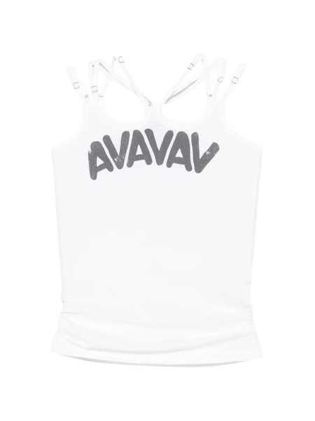  Avavav Top Tova Con Logo Estampado - Blanco 