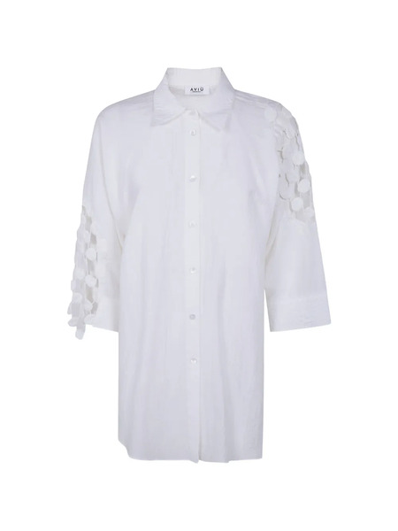  Aviù Camisa Con Apliques - Blanco 