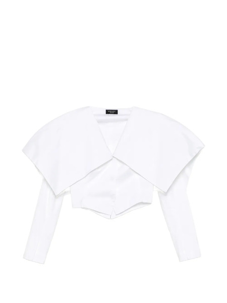  A.w.a.k.e. Mode Chaqueta Con Cuello En V - Blanco 