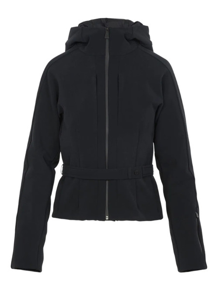  Aztech Mountain Chaqueta Con Cinturón Y Capucha - Negro 