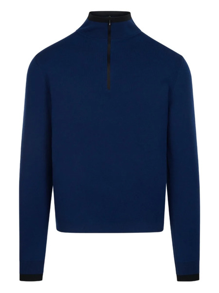  Aztech Mountain Jersey Angus Con Media Cremallera - Azul 